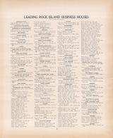 Rock Island County Business Directory - Rock Island 1, Rock Island County 1905 Microfilm and Orig Mix